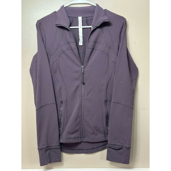 Lululemon Define Breathable Fitted Lightweight Muted Lavender Jacket Women's 8 - Picture 3 of 13